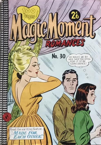 Magic Moment Romances (Colour Comics, 1957 series) #30 [April 1962?]