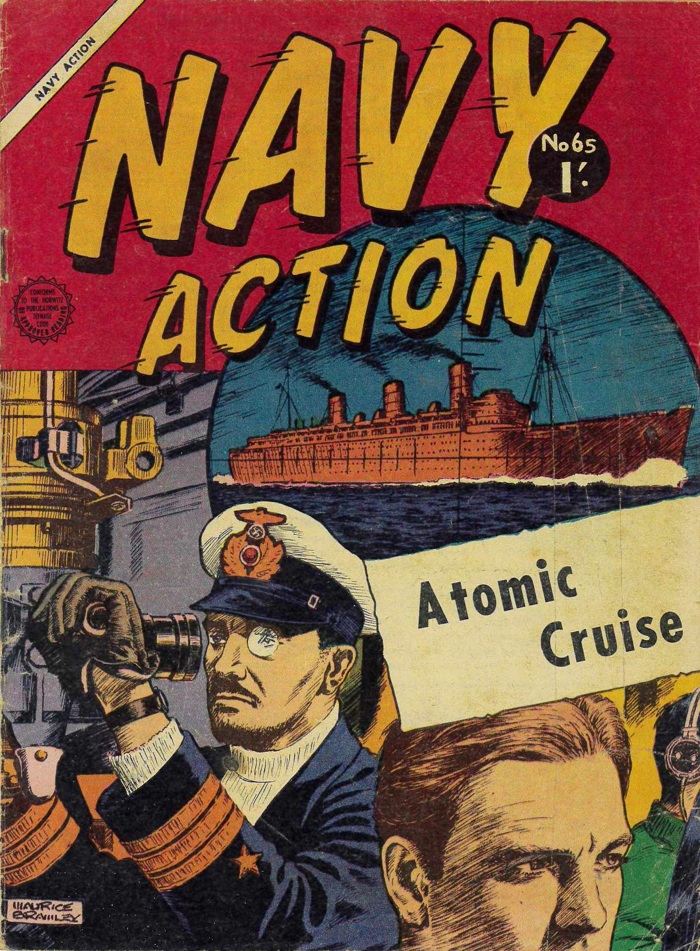 Navy Action (Horwitz, 1956 series) #65 ([October 1961])