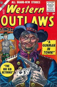 Western Outlaws (Warwick [Atlas], 1954 series) #12 (December 1955)