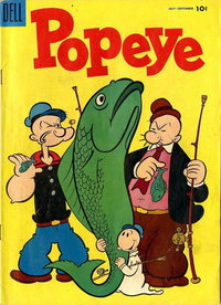 Popeye (Dell, 1948 series)  #33 (July-September 1955)