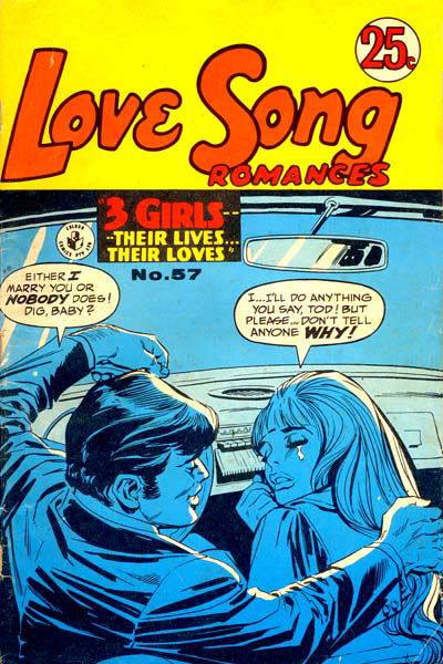 Love Song Romances (Colour Comics, 1959 series) #57 ([May 1970?])