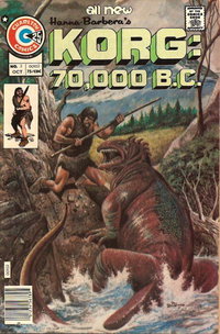 Korg: 70,000 B.C. (Charlton, 1975 series)  #3 (October 1975)