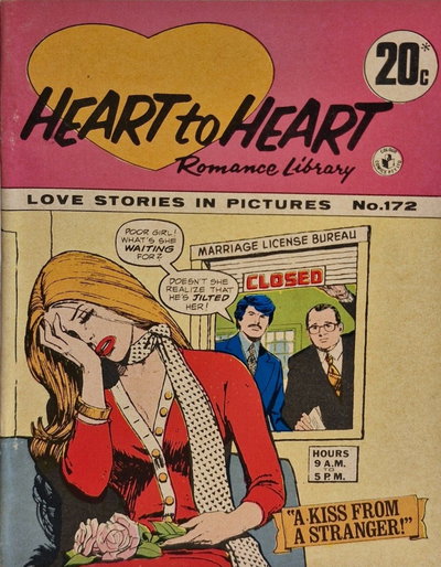 Heart to Heart Romance Library  #172 ([September 1972?])