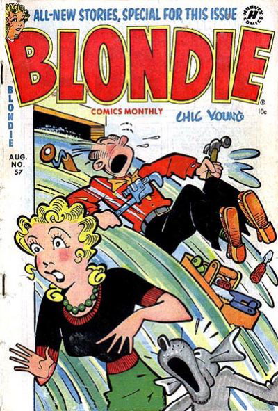 Blondie Comics Monthly (Harvey, 1950? series) #57 August 1953