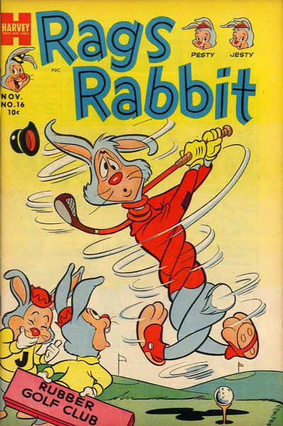 Rags Rabbit (Harvey, 1951 series) #16 (November 1953)