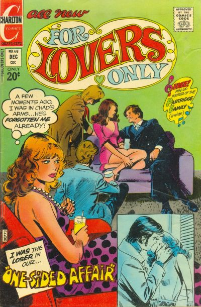 For Lovers Only (Charlton, 1971 series) #68 (December 1972)