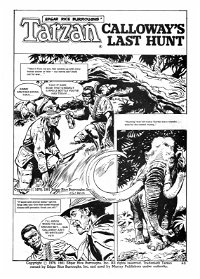 Edgar Rice Burroughs' Tarzan (Murray, 1980 series) #6 — Calloway's Last Hunt (page 1)