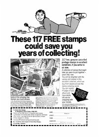 Edgar Rice Burroughs' Tarzan (Murray, 1980 series) #6 — These 117 Free Stamps Could Save You Years of Collecting! (page 1)