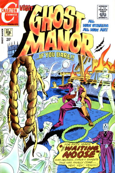 Ghost Manor (Charlton, 1971 series) #3 February 1972