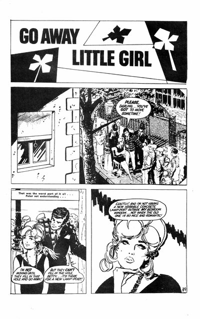 Romantic Rendezvous Comic (Sport Magazine, 1968 series)  #18 ([August 1969?]) — Go Away Little Girl