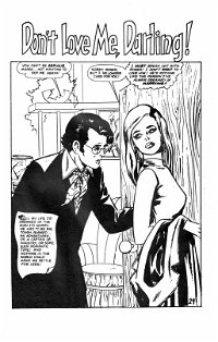 Man and Woman (KG Murray, 1974? series) #23 — Don't Love Me, Darling! (page 1)