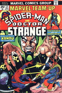 Marvel Team-Up (Marvel, 1972 series)  #21 (May 1974) — The Spider and the Sorcerer!