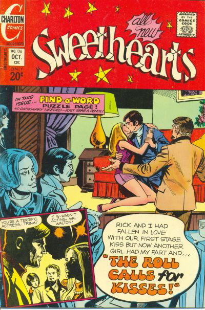 Sweethearts (Charlton, 1954 series) #136 October 1973