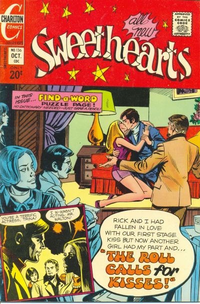 Sweethearts (Charlton, 1954 series) #136 (October 1973)