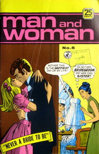 Man and Woman (Colour Comics, 1969 series)  #5 ([October 1970?])