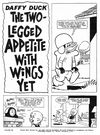 Daffy Duck (Rosnock, 1982) #R2233 — The Two-Legged Appetite with Wings Yet (page 1)