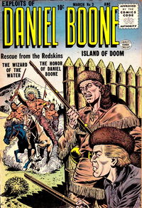 Exploits of Daniel Boone (Quality, 1955 series) #3