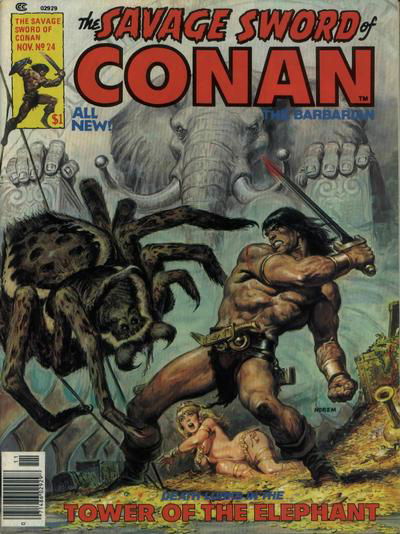 The Savage Sword of Conan (Marvel, 1974 series) #24 (November 1977)