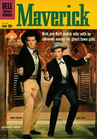 Maverick (Dell, 1959 series)  #8 (January-February 1960) — Ghost Town Gold