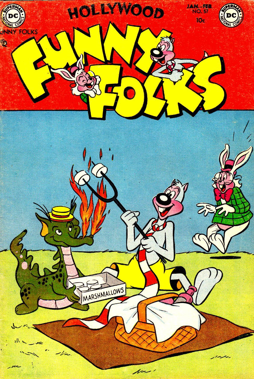 Hollywood Funny Folks (DC, 1950 series) #57 (January-February 1954)