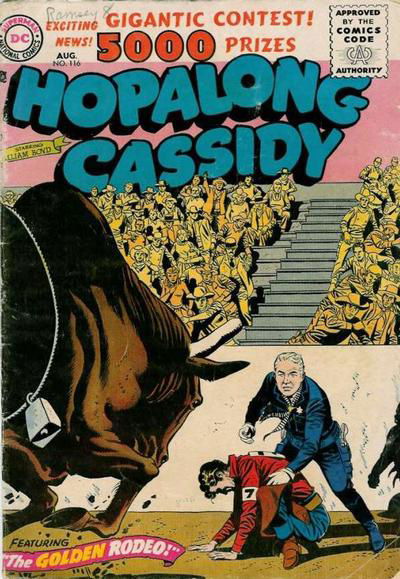 Hopalong Cassidy (DC, 1954 series) #116 August 1956