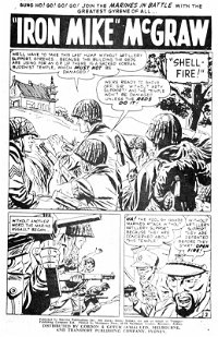Marines in Action (Horwitz, 1954 series) #17 — Shell-Fire! (page 1)