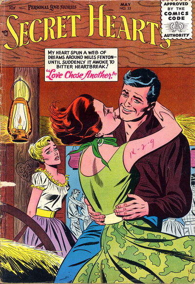 Secret Hearts (DC, 1949 series) #33 (April-May 1956)