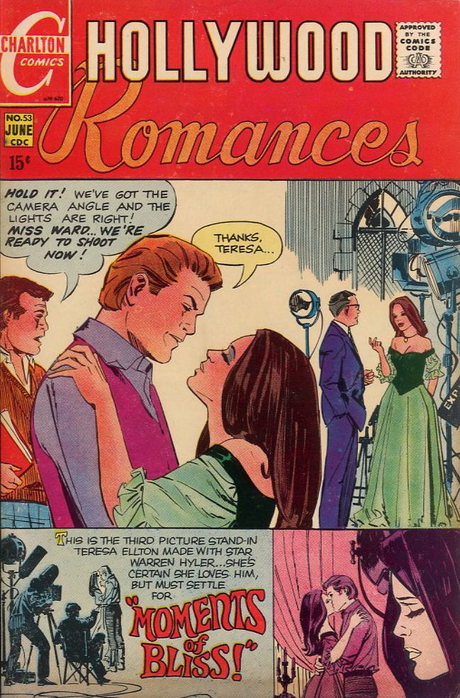 Hollywood Romances (Charlton, 1966 series) #53 (June 1970)