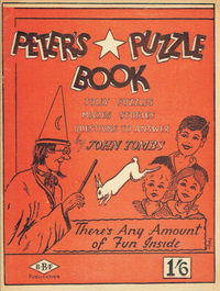 Peter's Puzzle Book: Jolly Puzzles Mazes Stories Questions to Answer (BBF, 1945?) 