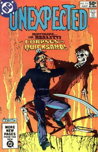 The Unexpected (DC, 1968 series)  #212 (July 1981) — Corpses in Quicksand!
