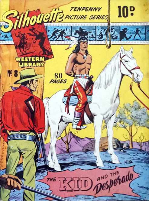 Silhouette Western Library (Reigate, 1957? series) #8 (January 1958)