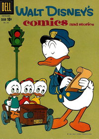 Walt Disney's Comics and Stories (Dell, 1940 series)  v21#2 (242) (November 1960) — Donald Fines Toy Car