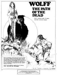 The Path of the Dead (<span class="fw-500">Wolff</span> [nn] ([1980?])), page 1
