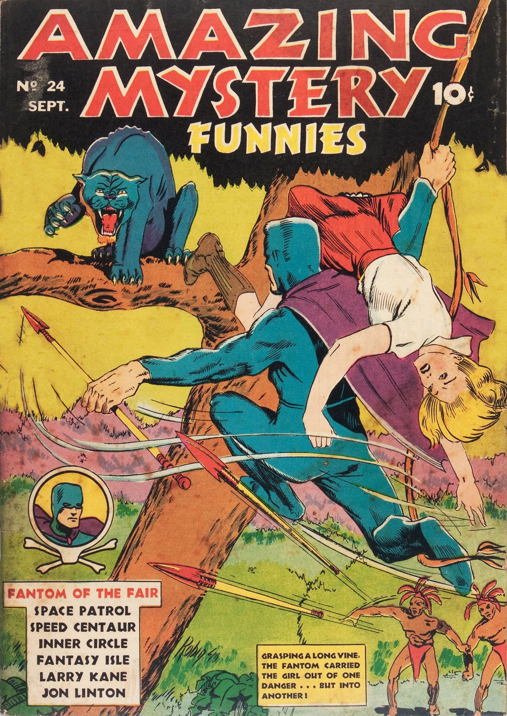 Amazing Mystery Funnies (Centaur, 1938? series) September 1940 (September 1940)