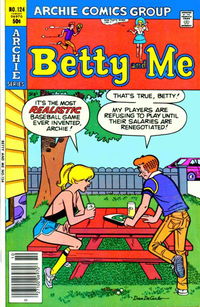 Betty and Me (Archie, 1965 series) #124 October 1981