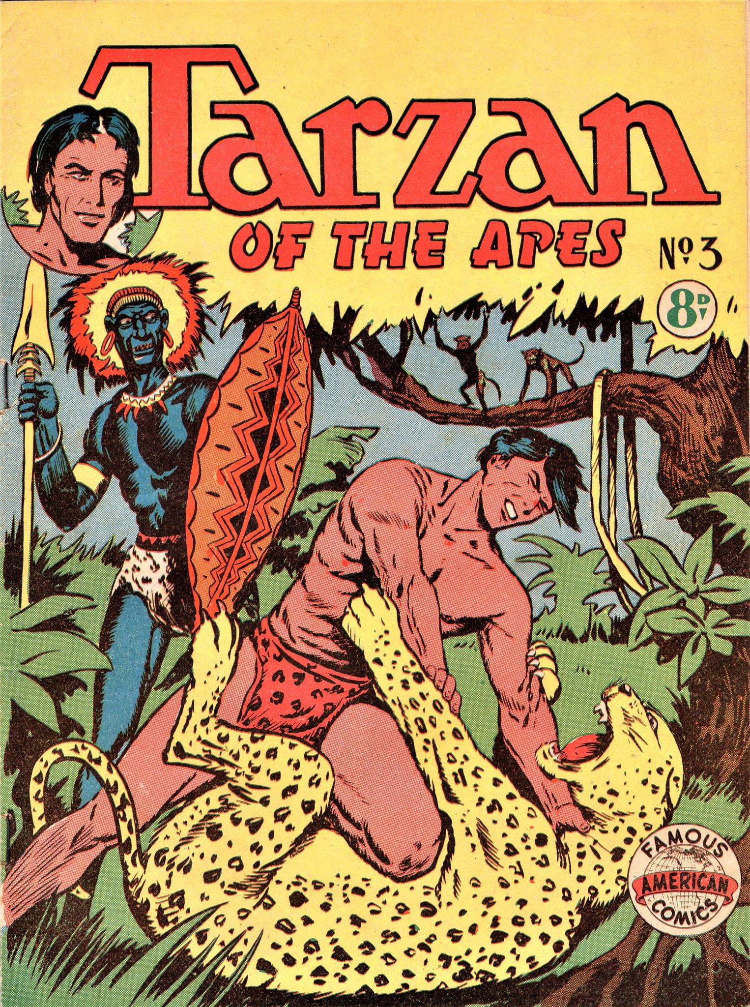 Tarzan of the Apes (New Century, 1954? series) #3 ([November 1954?])