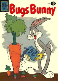 Bugs Bunny (Dell, 1952 series)  #78 (April-May 1961) — Plant Food for Giant Carrot
