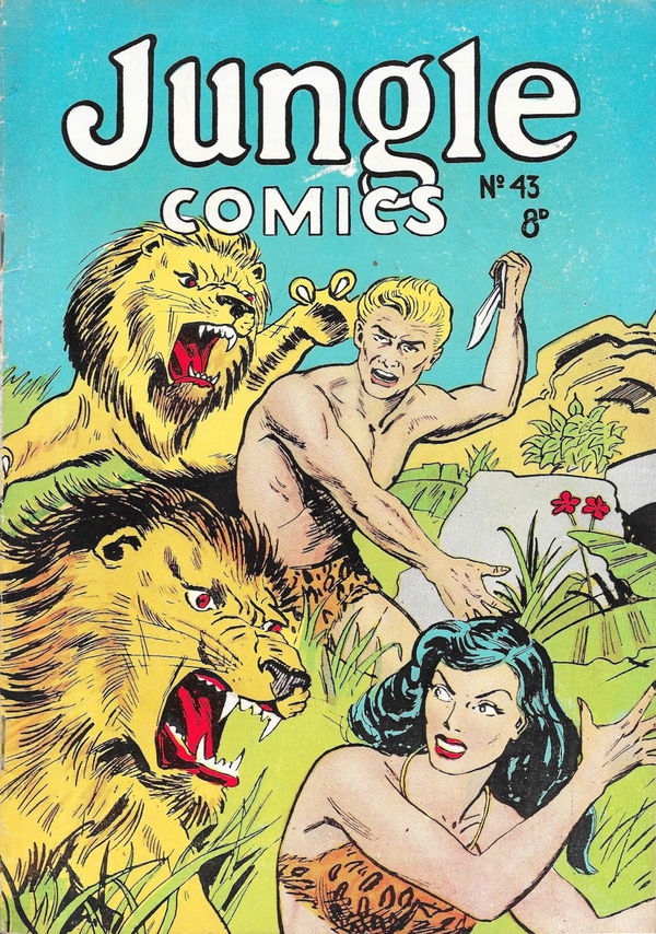 Jungle Comics (HJ Edwards, 1950? series) #43 ([April 1954?])