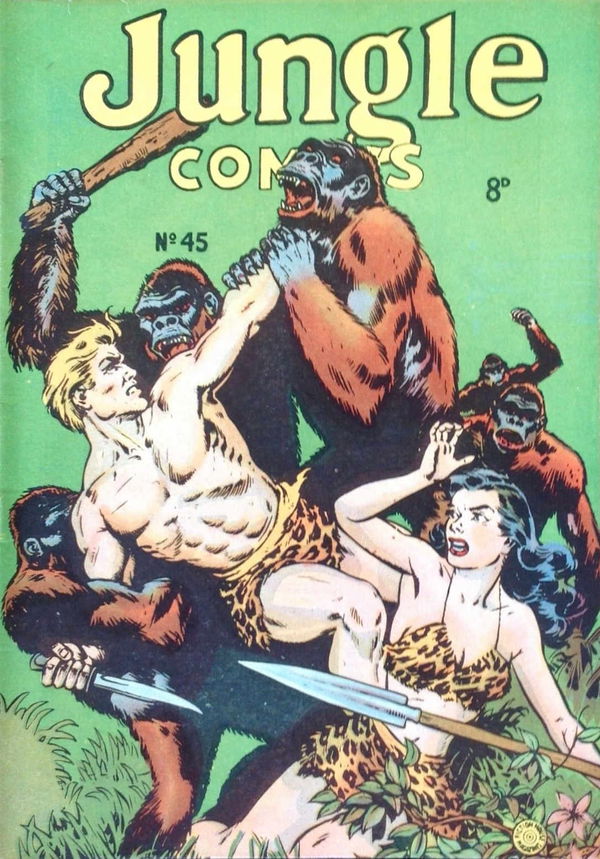 Jungle Comics (HJ Edwards, 1950? series) #45 ([June 1954?])