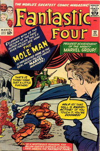 Fantastic Four (Marvel, 1961 series)  #22 (January 1964) — The Mole Man