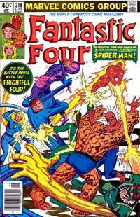 Fantastic Four (Marvel, 1961 series)  #218 (May 1980) — It's the Battle Royal with the Frightful Four!