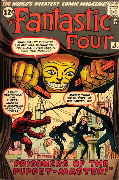 Fantastic Four (Marvel, 1961 series) #8 November 1962