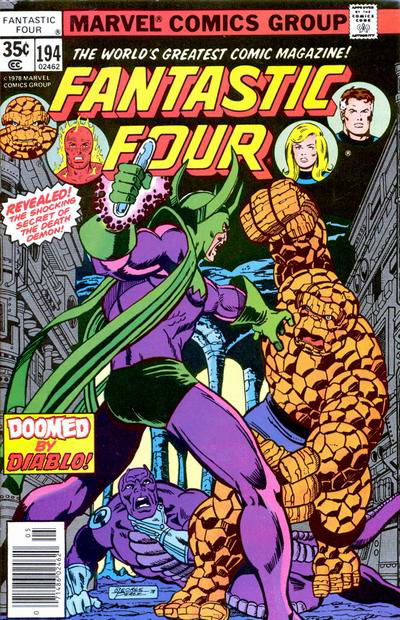 Fantastic Four (Marvel, 1961 series) #194 May 1978