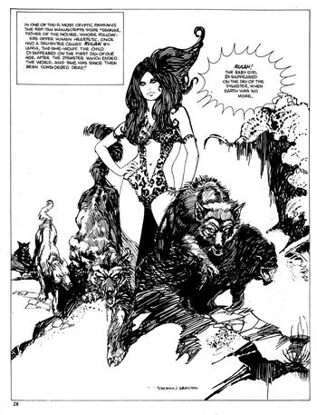 Wolff (Gredown, 1980?)  — The Woman of the Wolves (page 2)