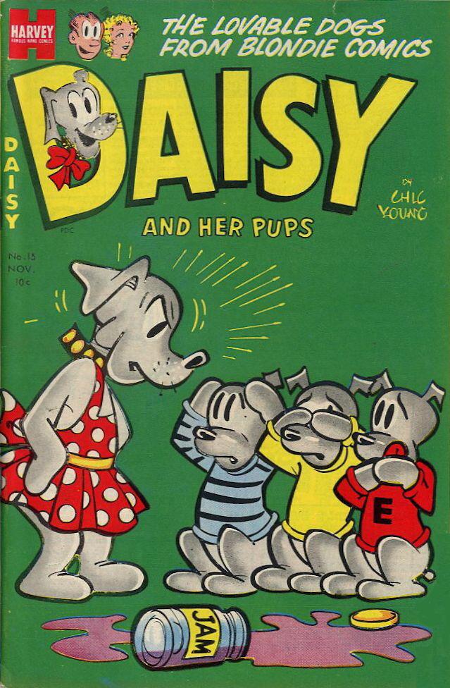 Daisy and her Pups (Harvey, 1951 series) #15 (November 1953)