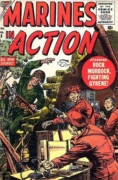 Marines in Action  #5 (February 1956)