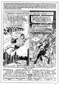 The Super Heroes Monthly (London Editions, 1981 series) v2#2 — The Sixty Deaths of Solomon Grundy