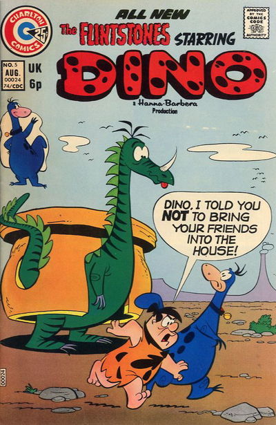 Dino (Charlton, 1973 series) #5 (August 1974)