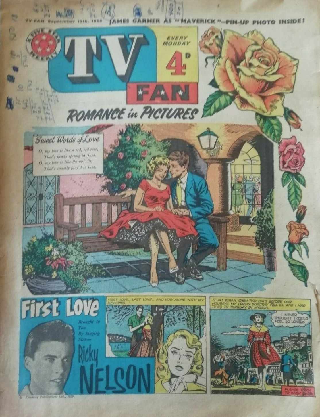 TV Fan (Fleetway, 1959 series) 12 September 1959 (12 September 1959)