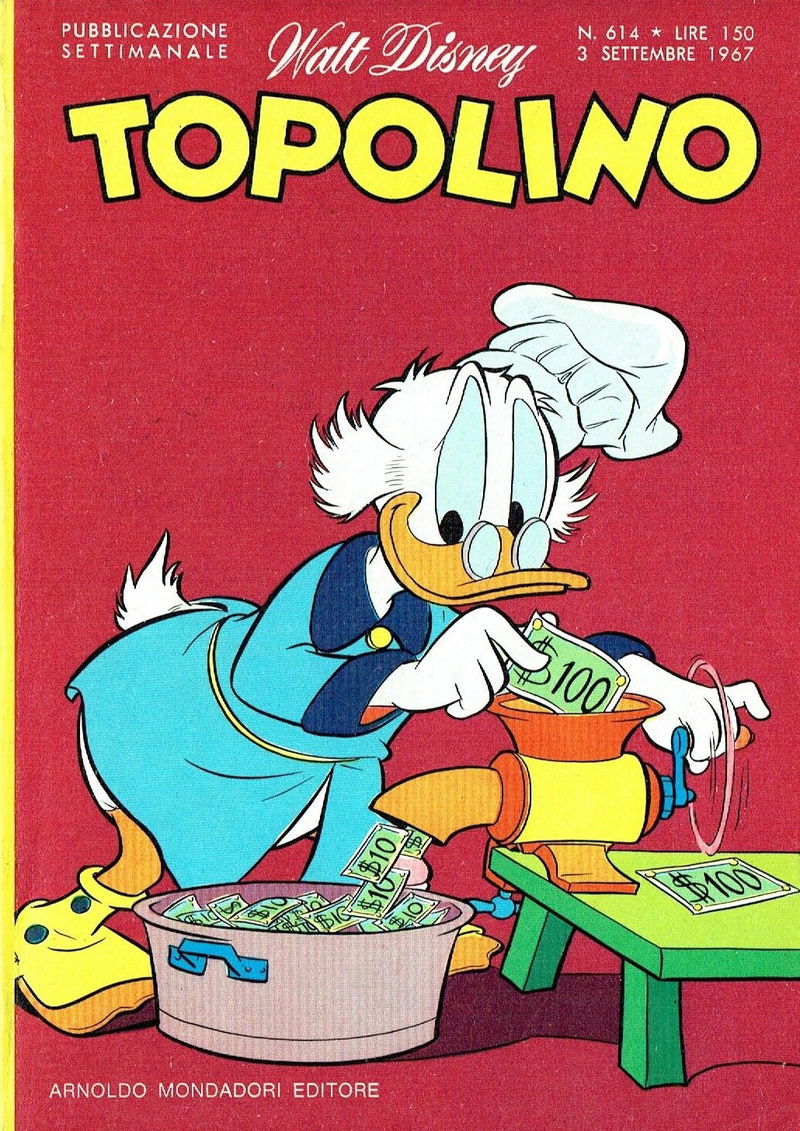 Topolino (Arnoldo, 1949? series) #614 (3 September 1967)